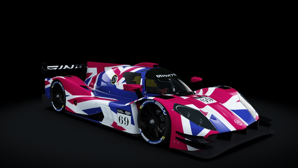 ACF LMP3 - Ginetta G61 LT P3 2020, skin EnglandRules