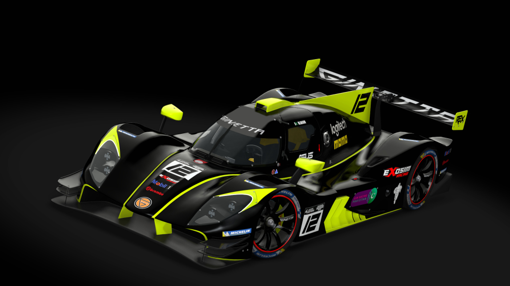ACF LMP3 - Ginetta G61 LT P3 2020, skin RazorEX_12_TSR