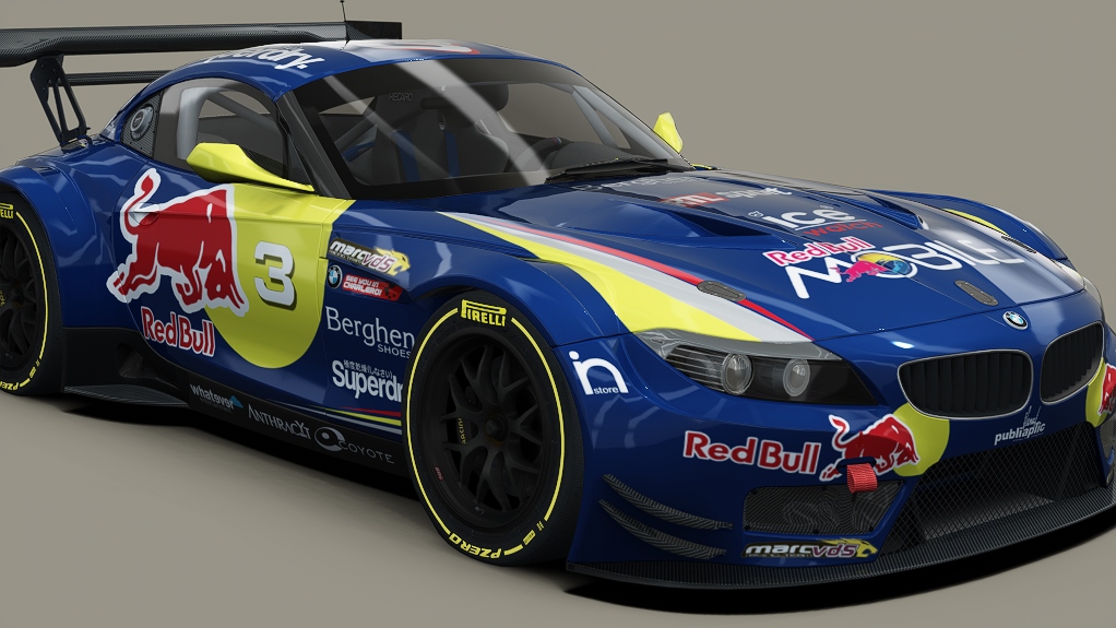 BMW Z4 GT3, skin marc_vds_redbull_by_snejki