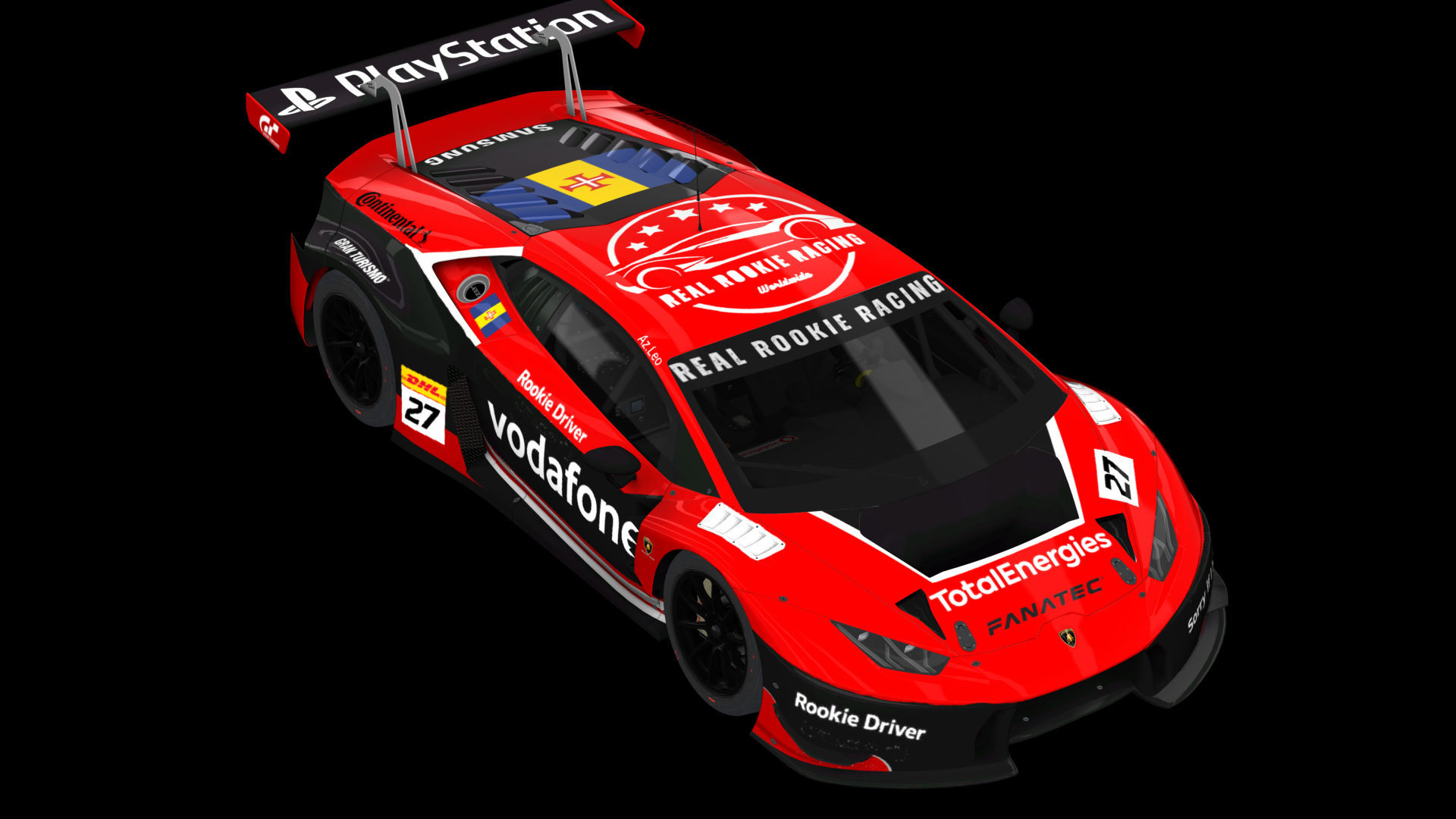 Lamborghini Huracan GT3, skin TOTAL Vyp Auto Final Version