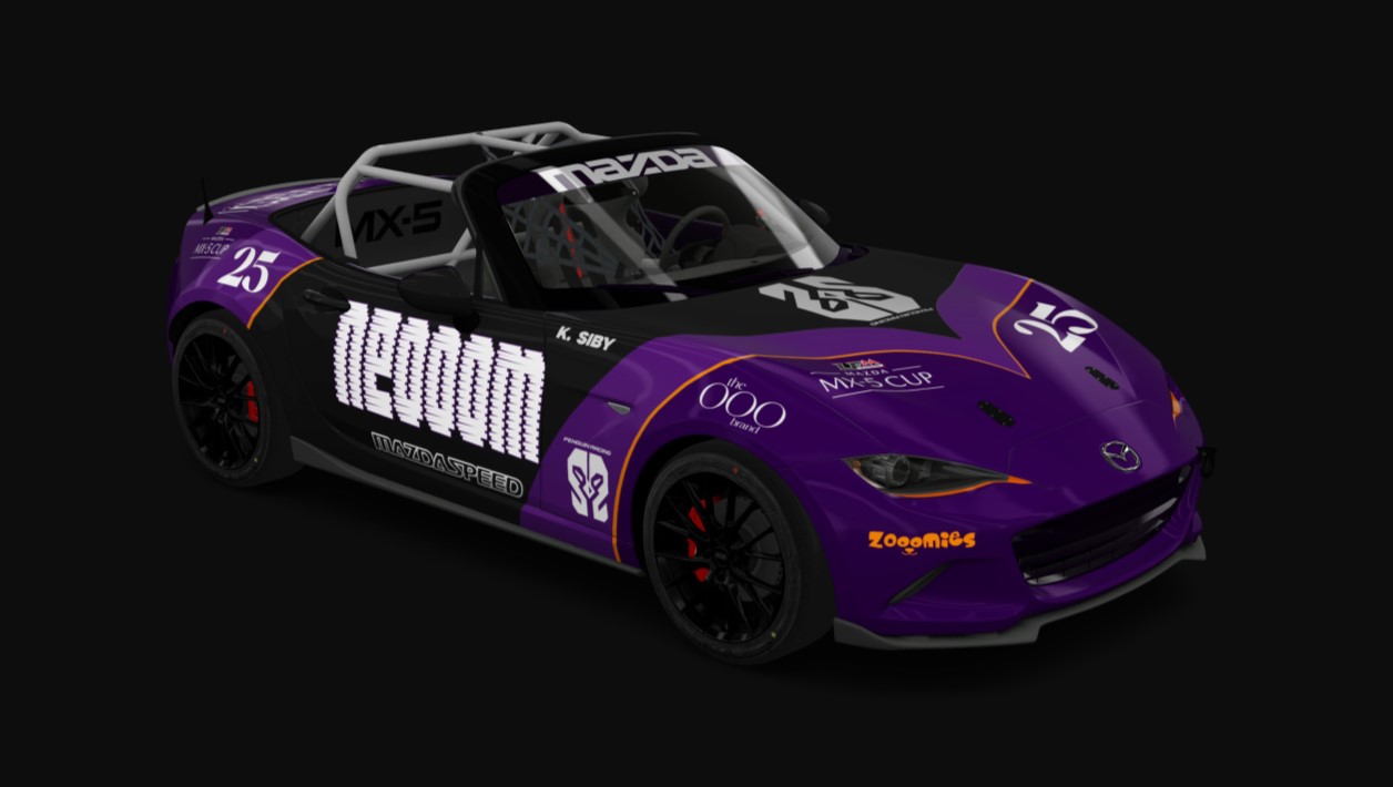 Mazda MX5 Cup, skin Penguin Racing mx5