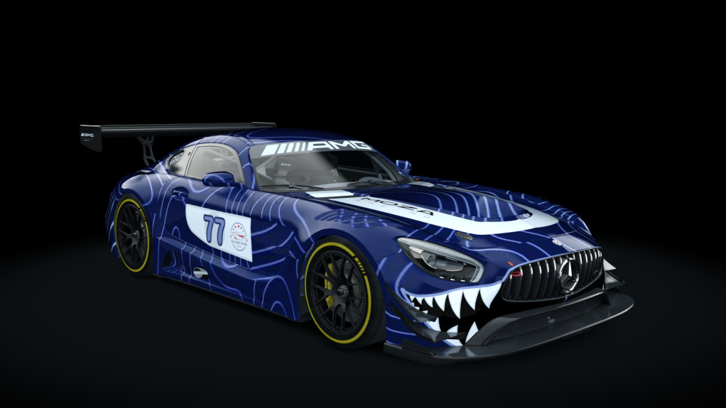 Mercedes-Benz AMG GT3, skin Diet-Oxygen_s_Sharky